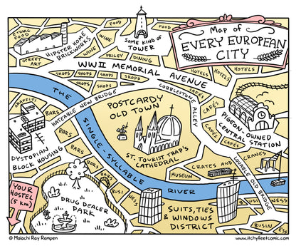 Postcard of Every European City